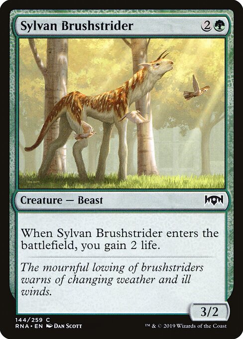 Sylvan Brushstrider - Ravnica Allegiance - 144