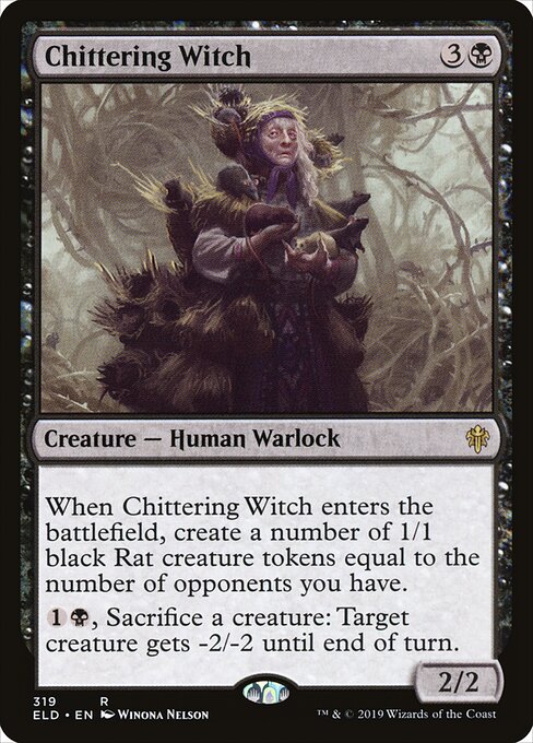 Chittering Witch - Throne of Eldraine - 319
