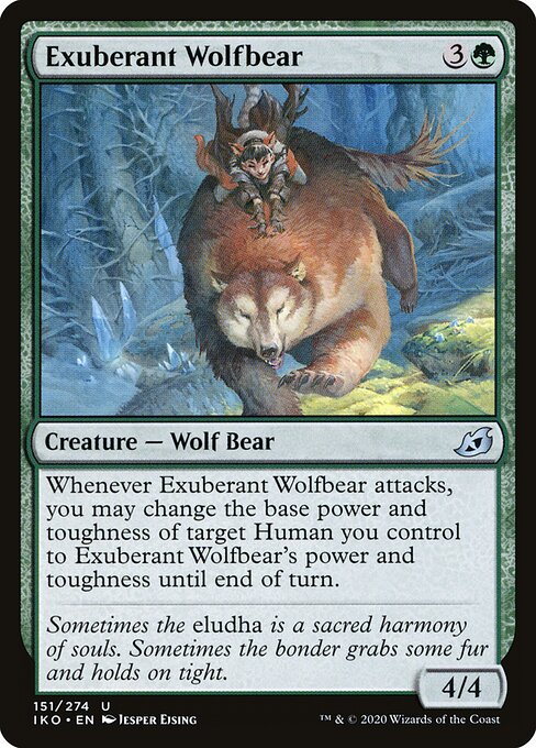 Exuberant Wolfbear - Ikoria: Lair of Behemoths - 151