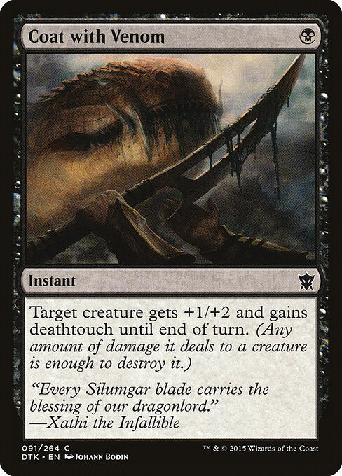 Coat with Venom - Dragons of Tarkir - 91
