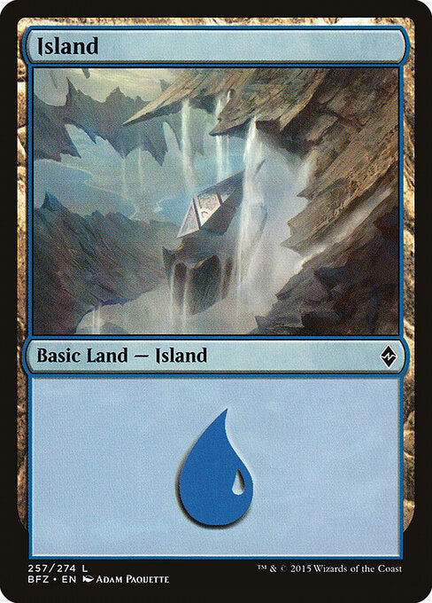 Island - Battle for Zendikar - 257a