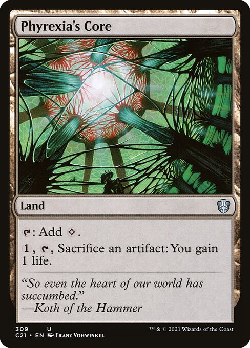 Phyrexia's Core - Commander 2021 - 309