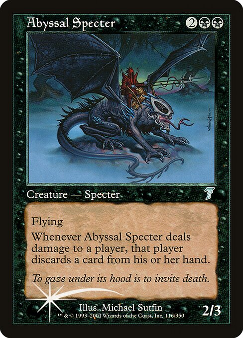 Abyssal Specter - Seventh Edition - 116★