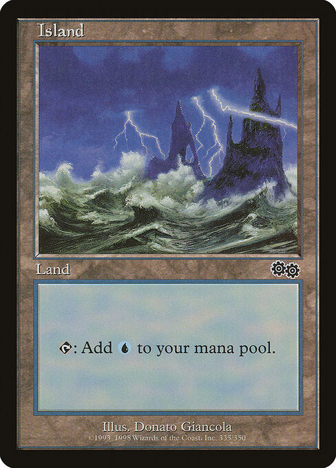 Island - Urza's Saga - 335