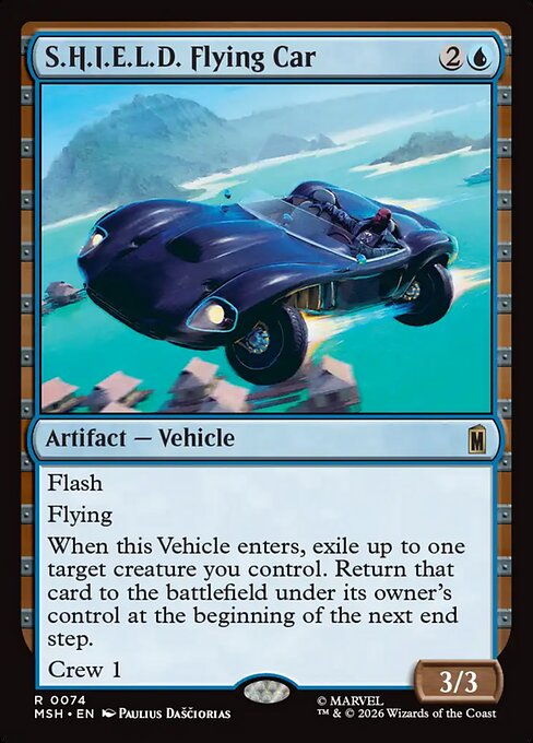 S.H.I.E.L.D. Flying Car - Marvel Super Heroes - 74