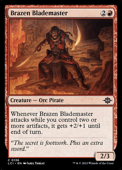 Brazen Blademaster - The Lost Caverns of Ixalan - 136