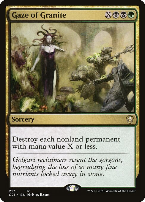 Gaze of Granite - Commander 2021 - 217
