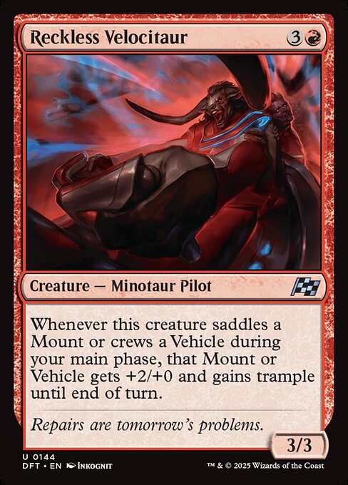 Reckless Velocitaur - Aetherdrift - 144