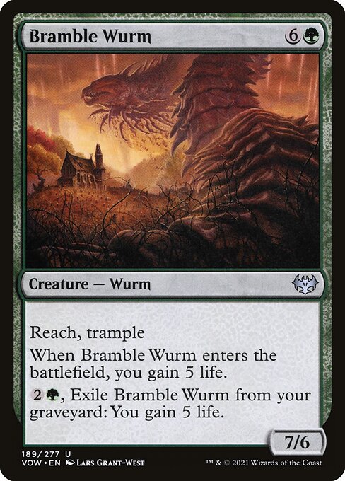 Bramble Wurm - Innistrad: Crimson Vow - 189