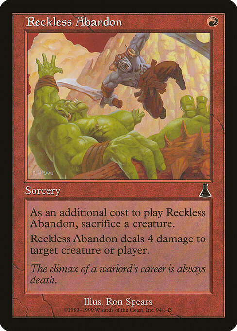 Reckless Abandon - Urza's Destiny - 94