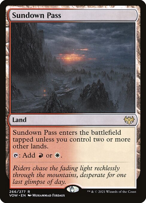 Sundown Pass - Innistrad: Crimson Vow - 266