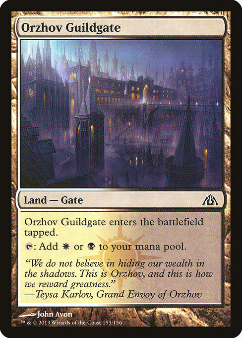 Orzhov Guildgate - Dragon's Maze - 153