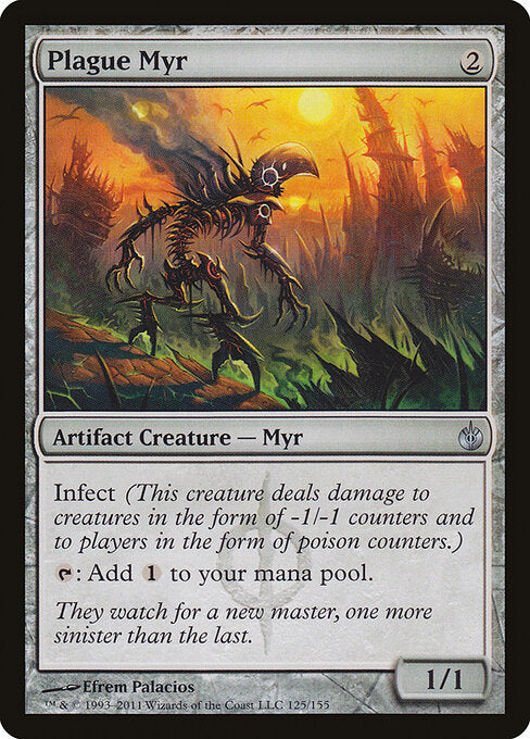 Plague Myr - Mirrodin Besieged - 125