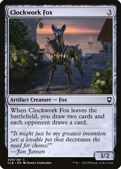 Clockwork Fox - Commander Legends: Battle for Baldur's Gate - 308