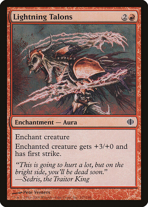 Lightning Talons - Shards of Alara - 107