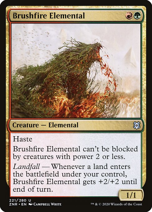 Brushfire Elemental - Zendikar Rising - 221