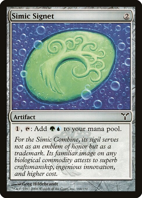 Simic Signet - Dissension - 166