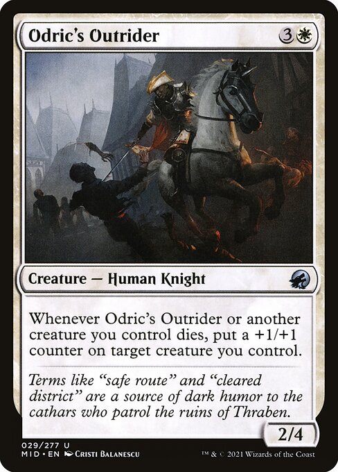 Odric's Outrider - Innistrad: Midnight Hunt - 29