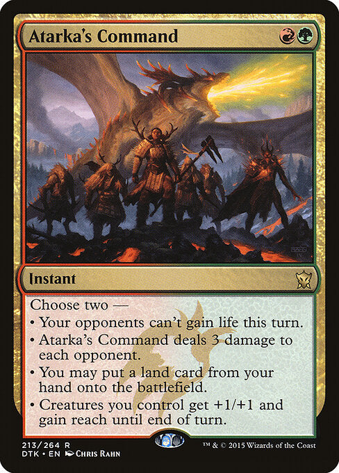 Atarka's Command - Dragons of Tarkir - 213