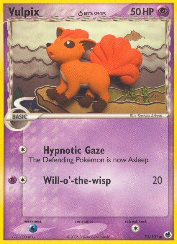 Vulpix (Delta Species) (70/101) (DF)
