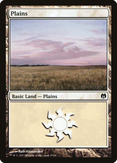 Plains - Duel Decks: Heroes vs. Monsters - 39