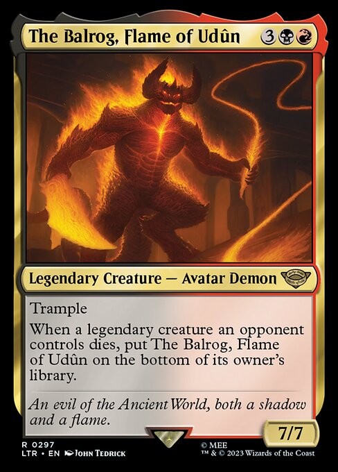 The Balrog, Flame of Udûn - The Lord of the Rings: Tales of Middle-earth - 297