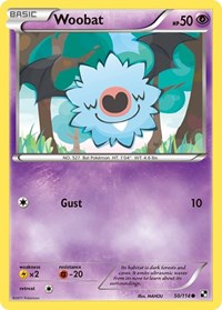 Woobat - Black and White - 50/114