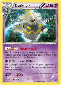 Dusknoir - XY - Flashfire - 40/106