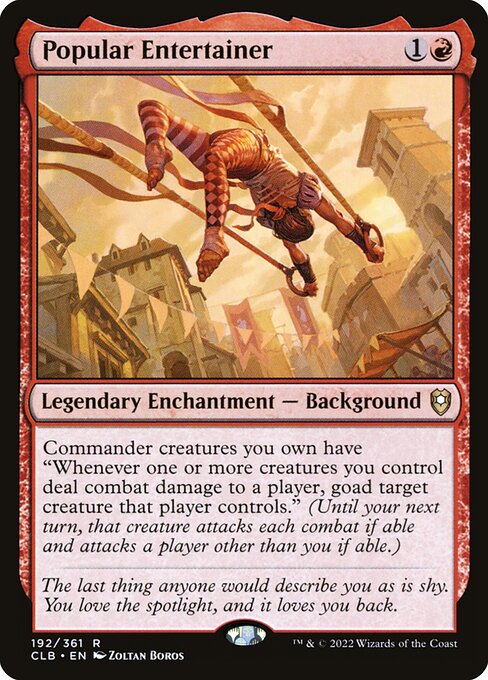 Popular Entertainer - Commander Legends: Battle for Baldur's Gate - 192
