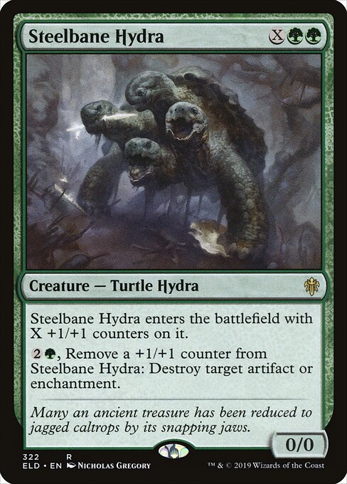 Steelbane Hydra - Throne of Eldraine - 322