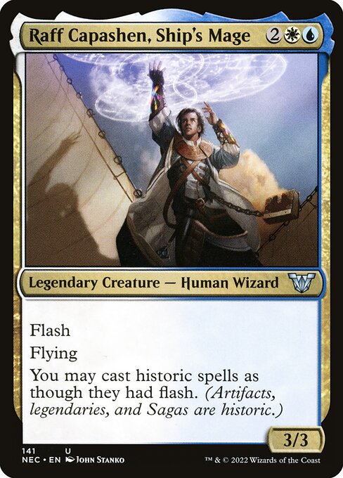 Raff Capashen, Ship's Mage - Neon Dynasty Commander - 141