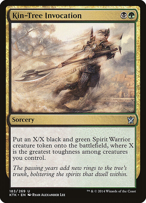 Kin-Tree Invocation - Khans of Tarkir - 183