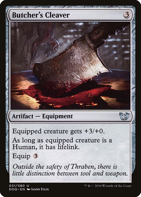 Butcher's Cleaver - Duel Decks: Blessed vs. Cursed - 31