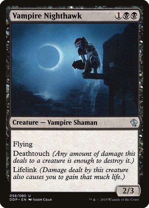 Vampire Nighthawk - Duel Decks: Zendikar vs. Eldrazi - 58