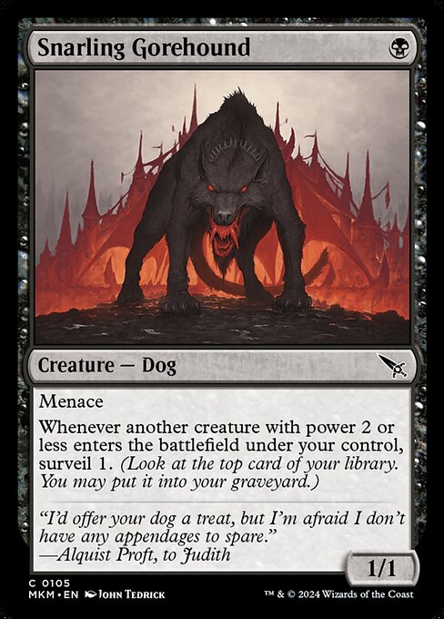 Snarling Gorehound - Murders at Karlov Manor - 105