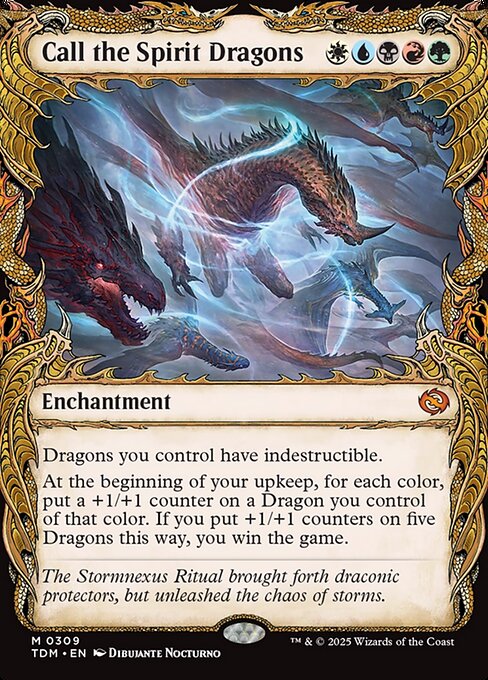 Call the Spirit Dragons - Tarkir: Dragonstorm - 309