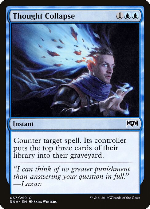 Thought Collapse - Ravnica Allegiance - 57