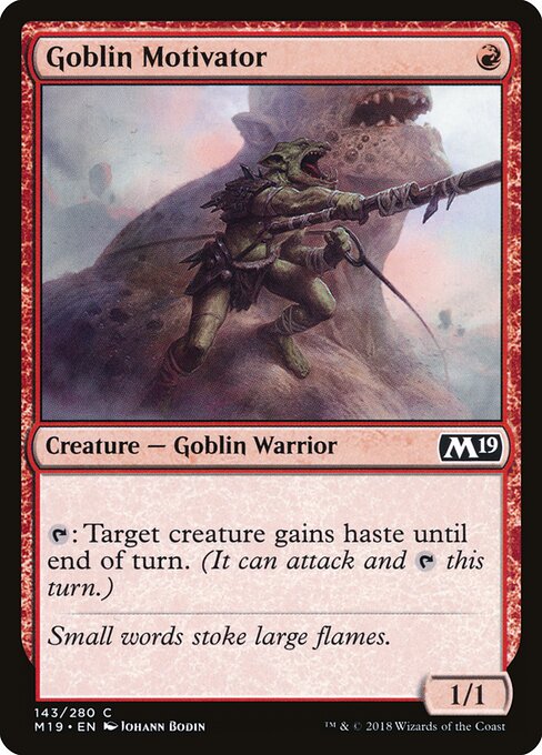 Goblin Motivator - Core Set 2019 - 143