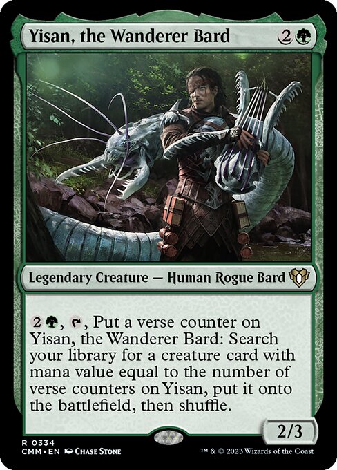 Yisan, the Wanderer Bard - Commander Masters - 334