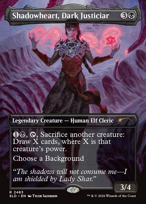 Shadowheart, Dark Justiciar - Secret Lair Drop - 2483