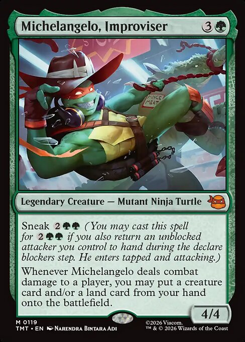 Michelangelo, Improviser - Teenage Mutant Ninja Turtles - 119