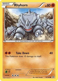 Rhyhorn - XY - Primal Clash - 74/160