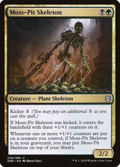 Moss-Pit Skeleton - Zendikar Rising - 228