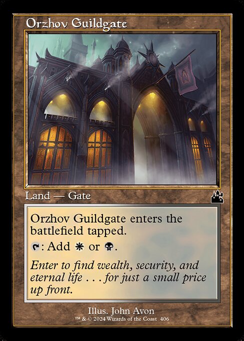 Orzhov Guildgate - Ravnica Remastered - 406