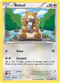Bidoof - XY - Primal Clash - 116/160