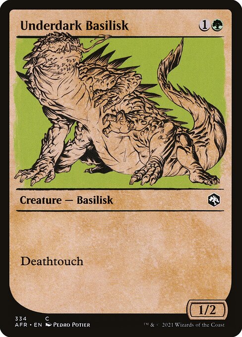 Underdark Basilisk - Adventures in the Forgotten Realms - 334