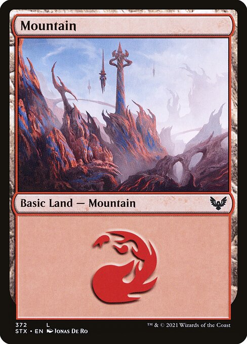 Mountain - Strixhaven: School of Mages - 372