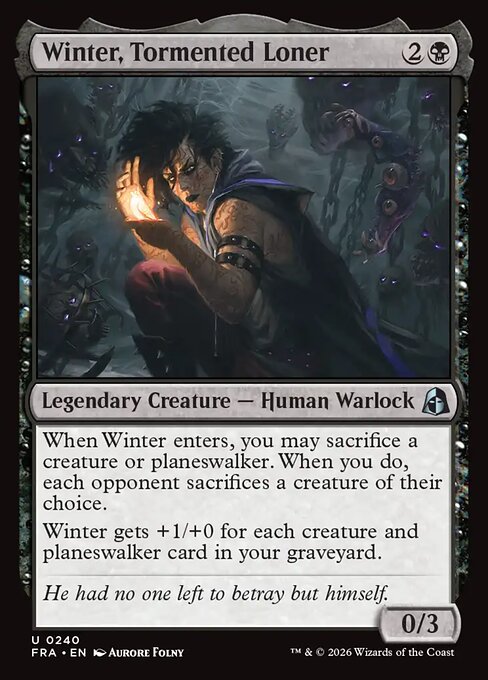 Winter, Tormented Loner - Reality Fracture - 240