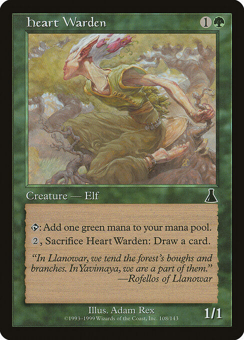 Heart Warden - Urza's Destiny - 108