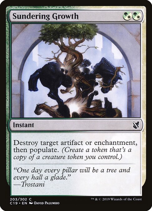 Sundering Growth - Commander 2019 - 203